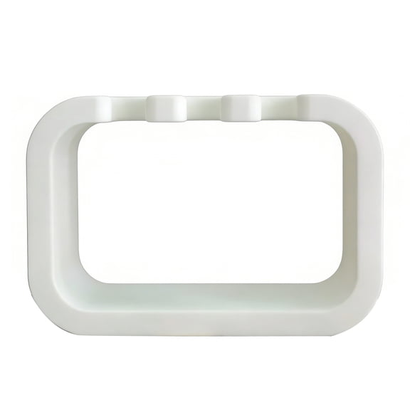 Wall Mounted Bathroom Toothbrush Holder with 3 Slots For Electric Toothbrush Head Promoting Quick Drainage And Drying