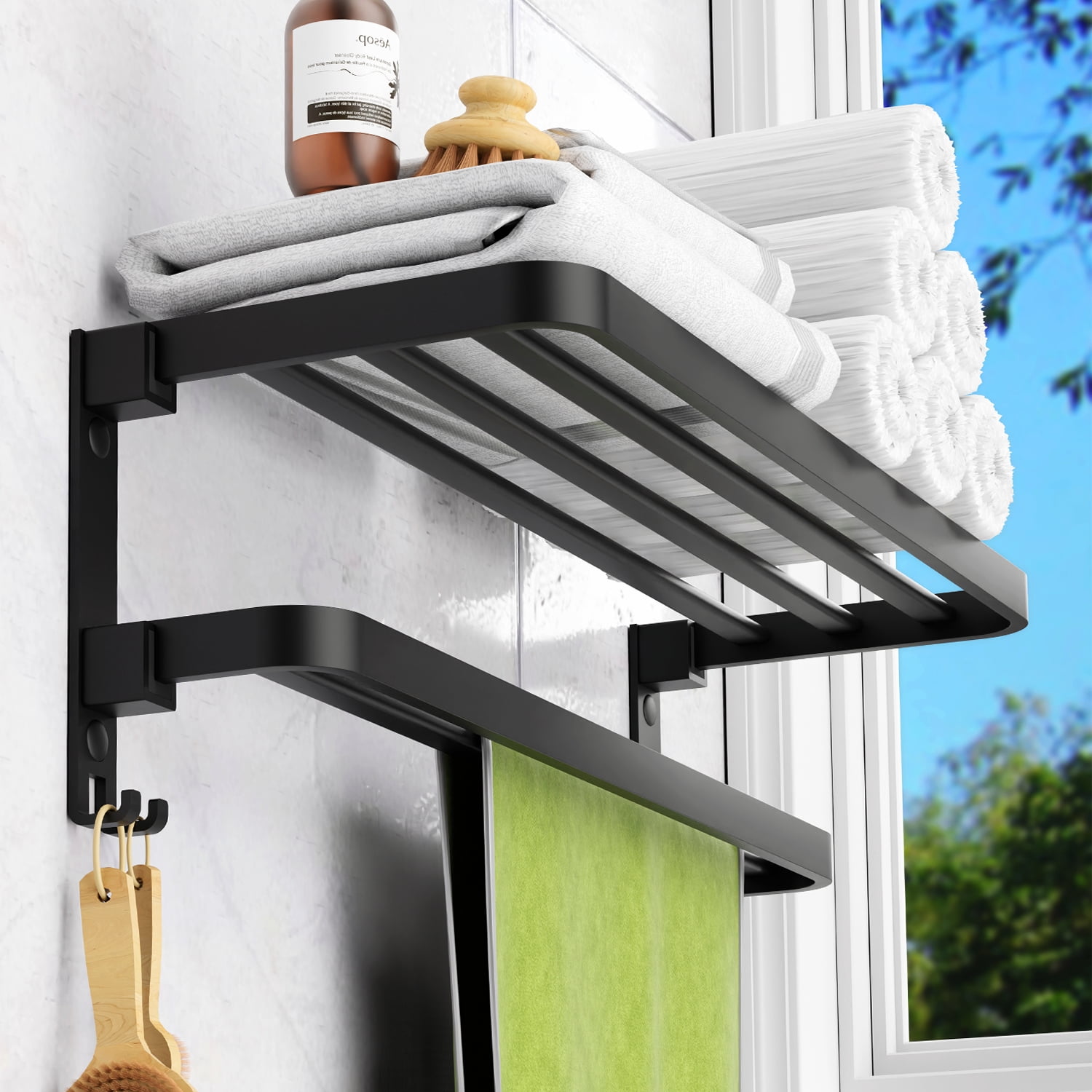 Hotel Style Towel Rack