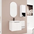 thumbnail image 1 of Wall-Mounted Bathroom Unit - Ample Storage & Soft-Closing Doors - Bathroom Storage - Enjoy Silence, 1 of 7