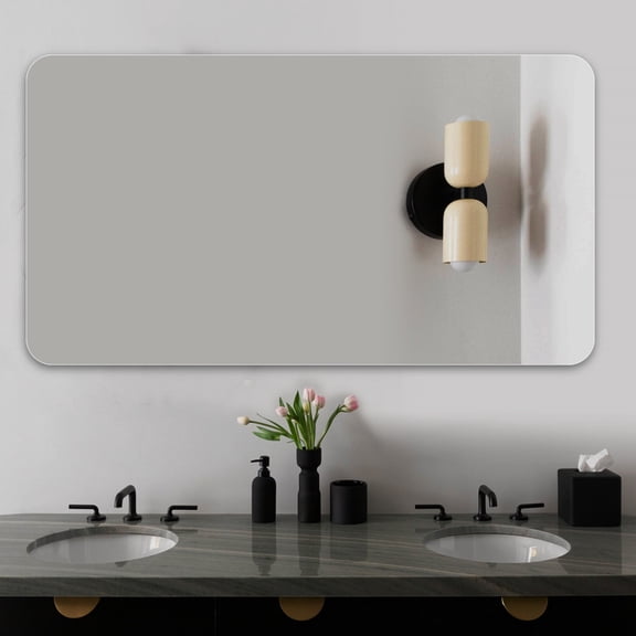 Wall-Mounted Bathroom Vanity Mirror   Anti-Fog & Waterproof for Bathroom Use