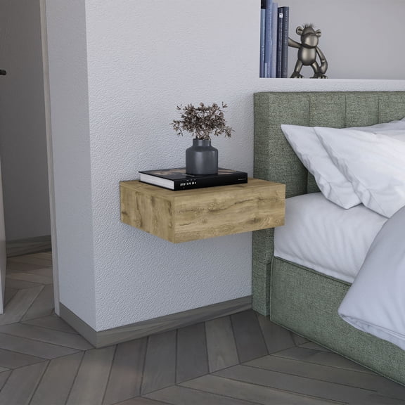 Wall - Mounted Bedside Shelf / Perfect for Bedside Reading Materials / Compact Design