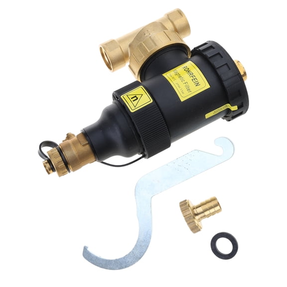 Wall Mounted Boiler Filter Boiler Descaling Filter Valves Dirt Separator Dirt Remover Easy to Use