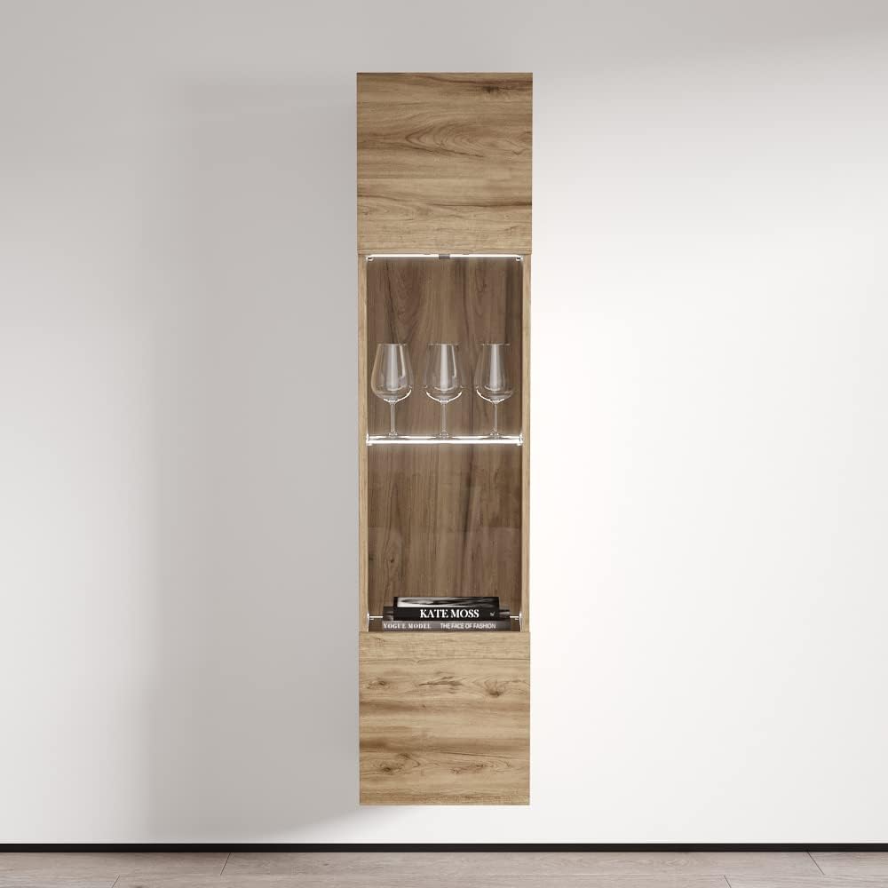 Flying Bookcase Wall Mounted Bookcase Cabinet (Type-42) - Rectangular Shape Modern ...