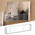 thumbnail image 1 of Wall Mounted Bookcase Storage Shelf Magazine Rack Organization Display Unit, 1 of 7