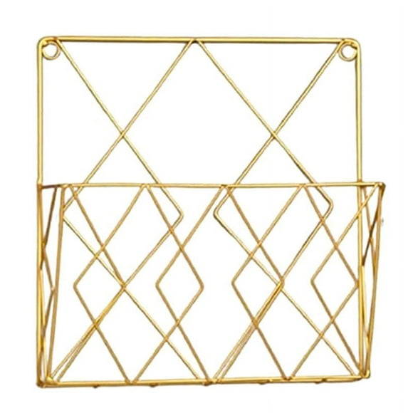 Wall Mounted Bookshelf Door Hanging Organizers Magazine Book Shelves Files Wire Rack-B