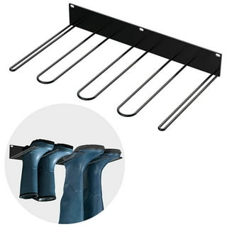 1/2pcs Boot Rack Wader Hanger Wall Mounted, Sturdy Metal Boot Organizer,  Tall Shoe Holder For Closet, Entryway, Outdoor, Garage