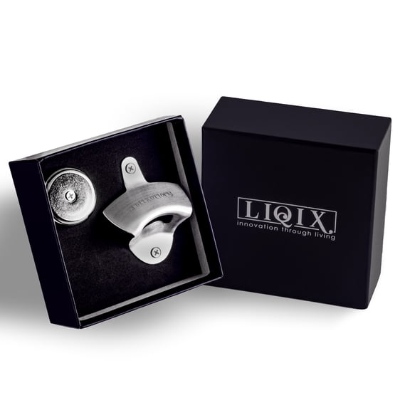 Wall Mounted Bottle Opener with Magnetic Cap Catcher for Beer Bottle Opener, Christmas Gifts, Beer Accessories, Housewarming Gift, Cap Opener Bar Kitchen Tool Beer Opener