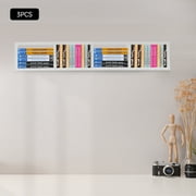 Wall Mounted CD Rack Holder, 34in Cube Metal Display Shelf for CD DVD Organizer