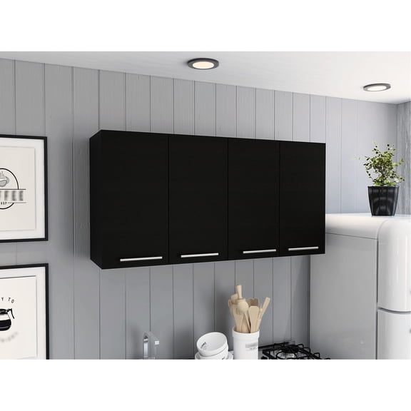Wall-Mounted Cabinet | Ideal for Kitchen Use | Particle Board Material | Provides Storage in Limited Kitchen Space