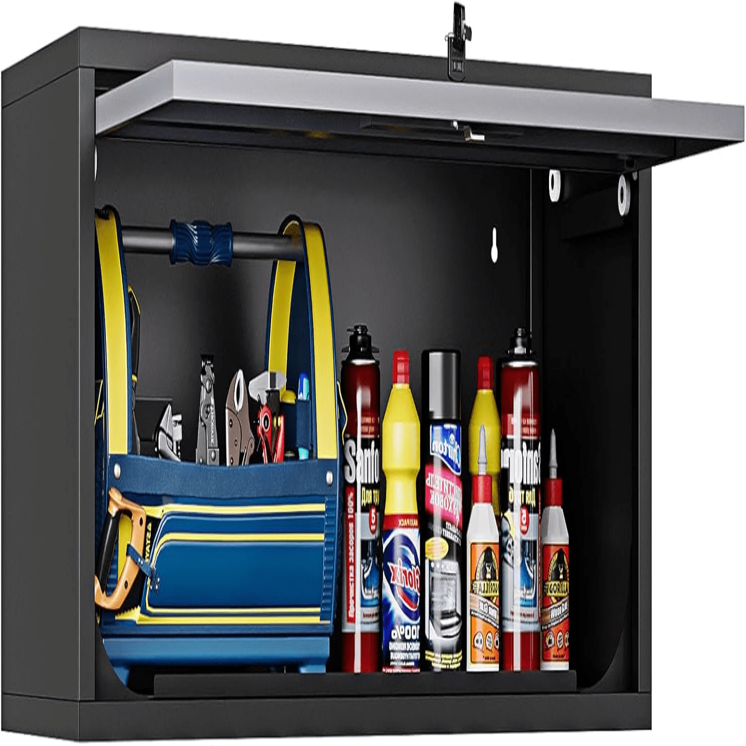 Wall Mounted Steel Metal Garage Storage Wall