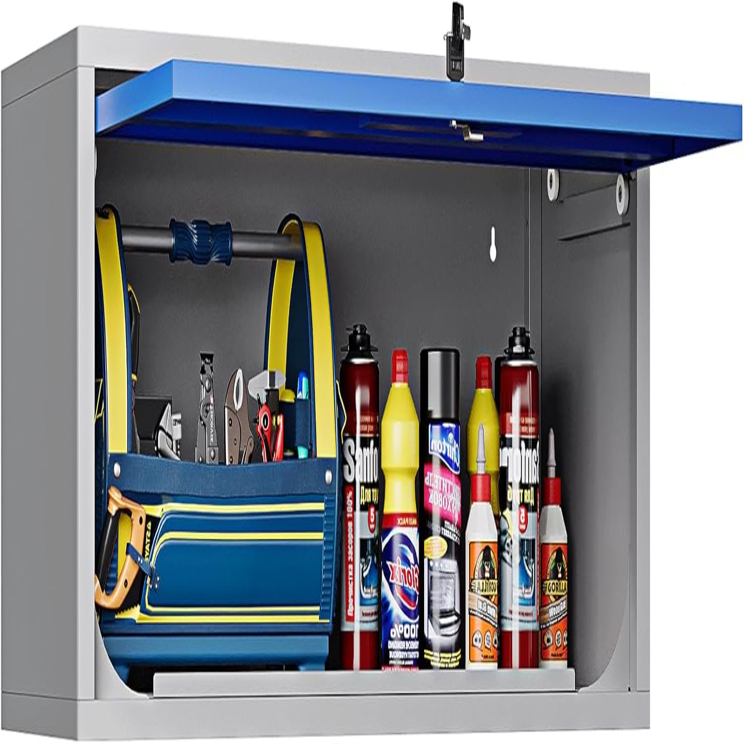 Wall Mounted Steel Metal Garage Storage Wall