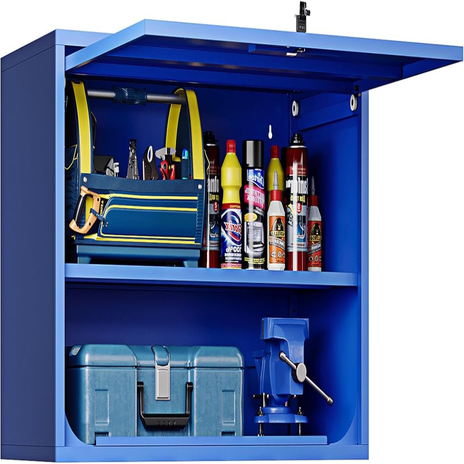 Wall Mounted Steel Metal Garage Storage Wall