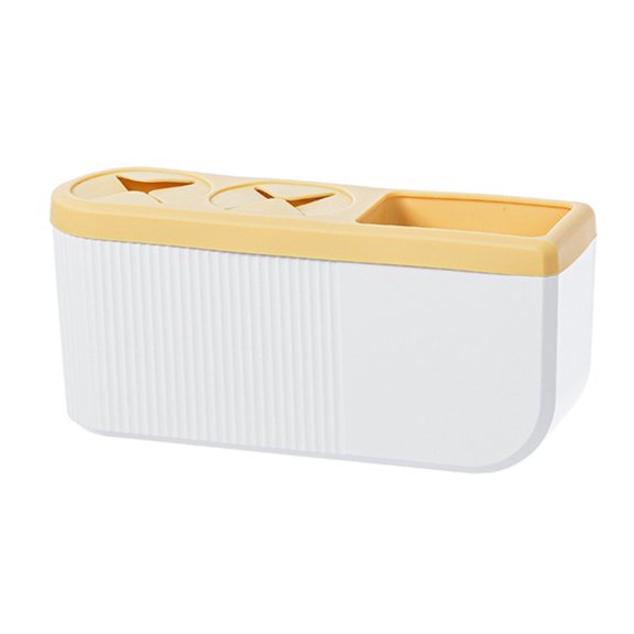 Wall-Mounted Caddy for Toothpaste, Shaver Storage Shower Toothbrush & Electric Holder