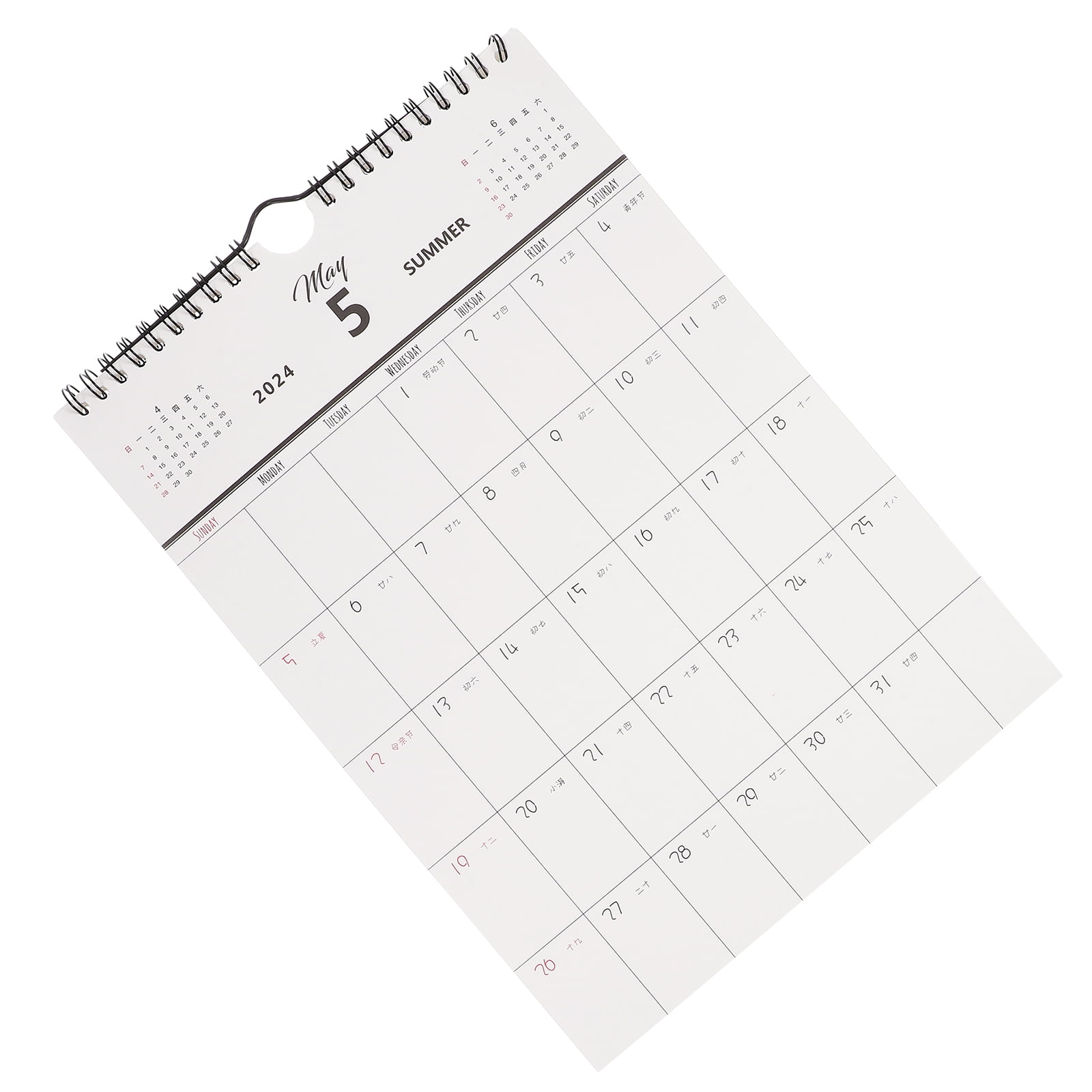Wall Mounted Calendar Family Paper Mache Advent Desk Chinese Lunar Memo Wall Mounted Calendar Family Paper Mache Advent Desk Chinese Lunar Memo