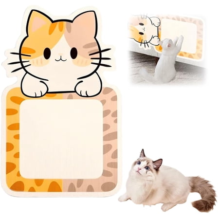 Wall Mounted Cat Scratcher, 31.5" X 19.68" Cat Scratching Pad for Indoor Kitten, Indoor Wall Floor Mount Natural Cat Scratch Mat