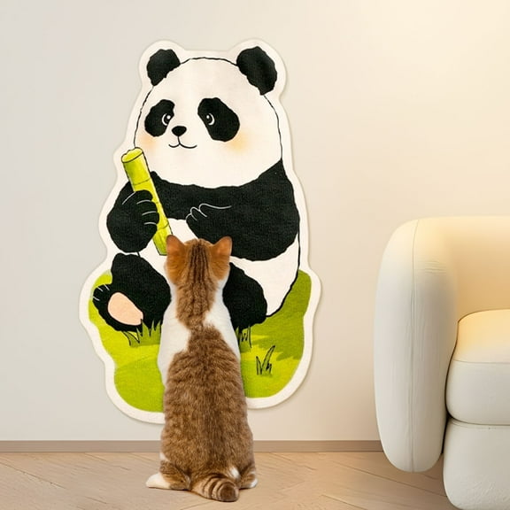 Wall-Mounted Cat Scratching Mat Self-Adhesive Furniture Protector Durable Cat Claw Board Indoor Pet Accessory Play Stretching Tool for All Cats