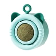 thumbnail image 1 of Wall Mounted Catnip Ball Toy with Removable Cover for Teeth Grinding Stress Relief and Oral Health for Indoor Cats, 1 of 3