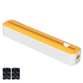 thumbnail image 1 of Wall-Mounted Cling-Film & Foil Dispenser with Slide Cutter, Abs Plastic Wrap Organizer for 12-Inch Rolls, One-Hand Operation, Suction-Cup Or Screw Fix, , 1 Plastic Wrap Cutter, 2 Suction Cups, 1 of 9