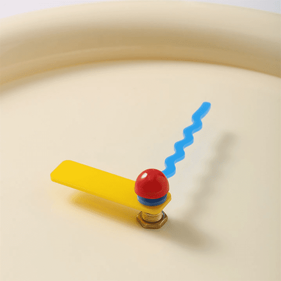 Wall Mounted Clock Stand Creamy Style Clocks Home Decoration Desktop Silent Wall Decororation Home Decor Wall Clock C,1 x Wall Mounted Clock,Red