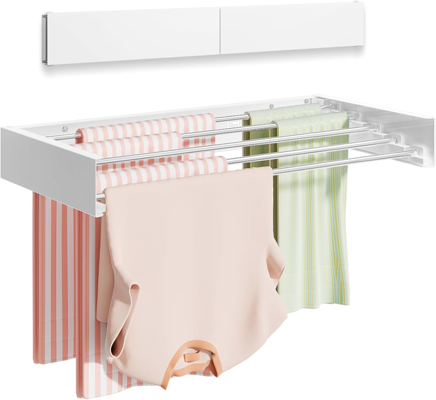 Wall Mounted Clothes Drying Rack 32