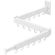 Wall Mounted Clothes Drying Rack, Collapsible Laundry Drying Rack, Retractable Foldable Drying Rack Clothing for Hanging Clothes