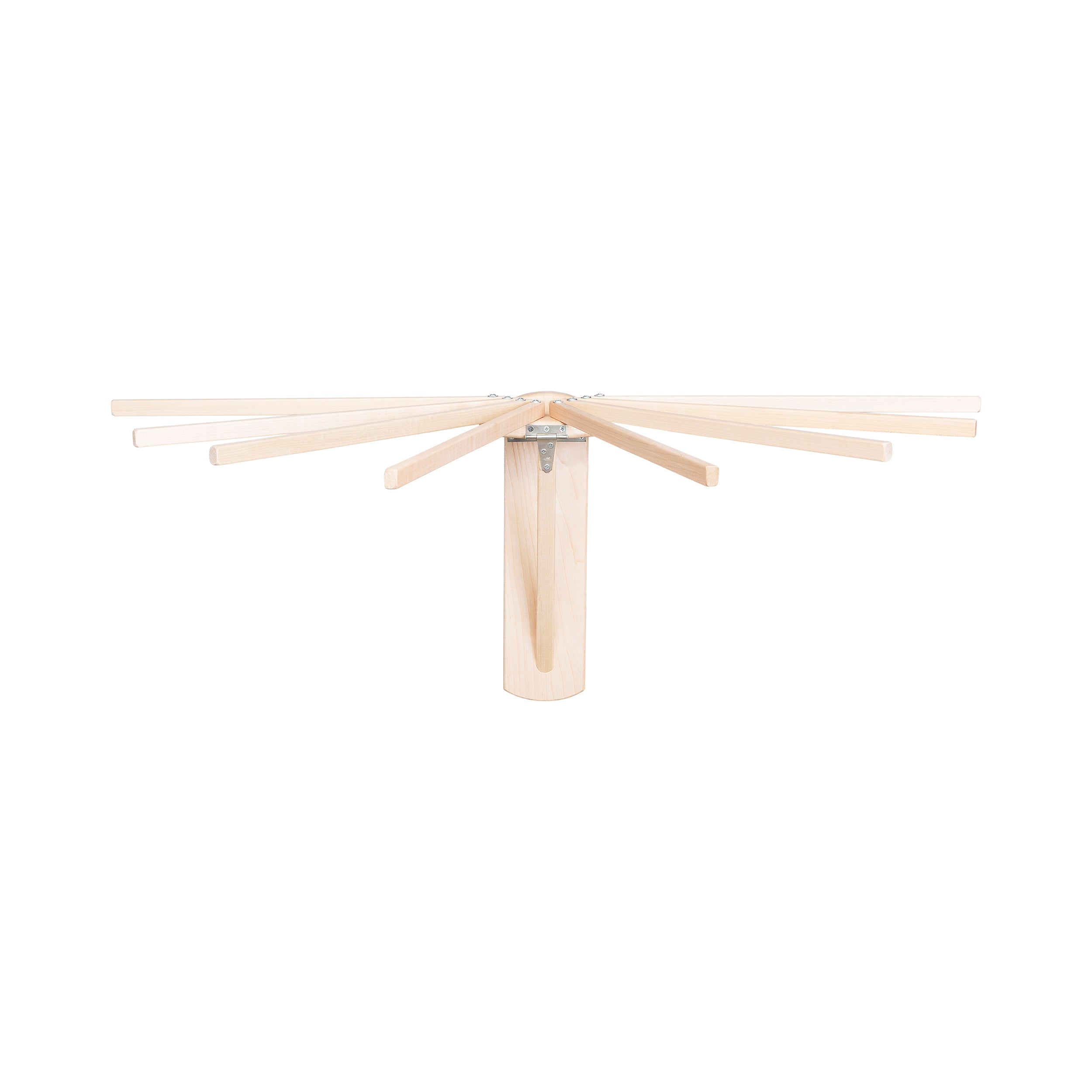 Large Unfinished Maple Wall Mounted Clothes Drying Rack