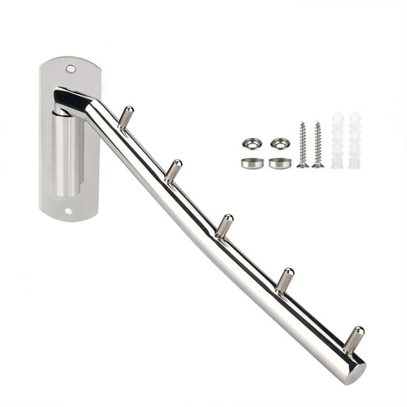 Wall Mounted Clothes Hanger, Drying Rack, 180? Bar For Bedrooms