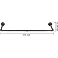 thumbnail image 1 of Wall Mounted Clothes Rack, 32.6-Inch Industrial Pipe Coat Hanger Clothes Rack, Multi-Purpose Hanging Rod for Clothing Storage, 1 of 3