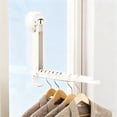 thumbnail image 1 of Wall Mounted Clothes Rack - Suction Cup Foldable & Retractable Storage Rack for Bathroom, Laundry, Balcony, No Drill, Portable Hanger for Small Spaces, 1 of 6