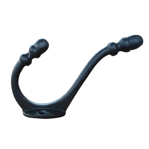 Wall Mounted Coat Hooks Rack, Heavy Duty Multi Hook Hanger for Coats, Hats, Bags, Keys Space Saving Entryway Organizer (Rust Resistant Metal)
