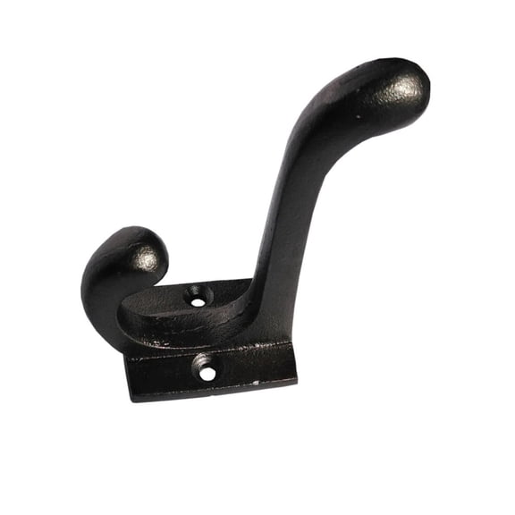 Wall Mounted Coat Hooks Rack | Heavy Duty Metal Multi Hook Hanger for Coats Hats Bags Keys | Rust Resistant | Space Saving Entryway Organizer
