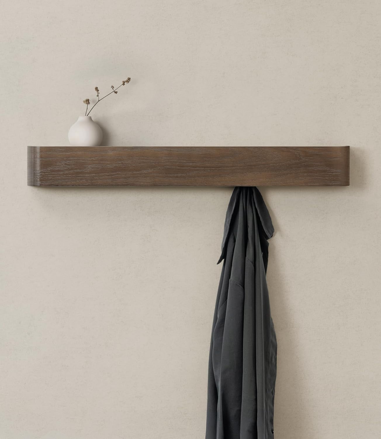 Wall-Mounted Coat Rack - Modern Design Coat Rack with Hidden Wall Hooks ...