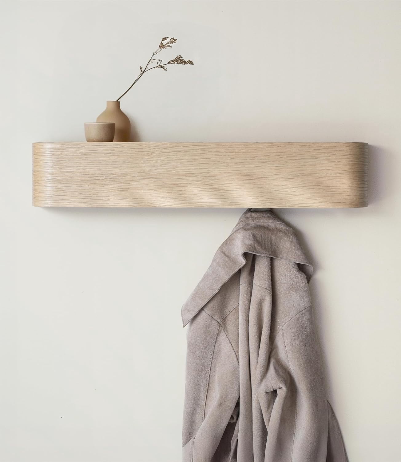 Wall-Mounted Coat Rack - Modern Design Coat Rack with Hidden Wall Hooks ...