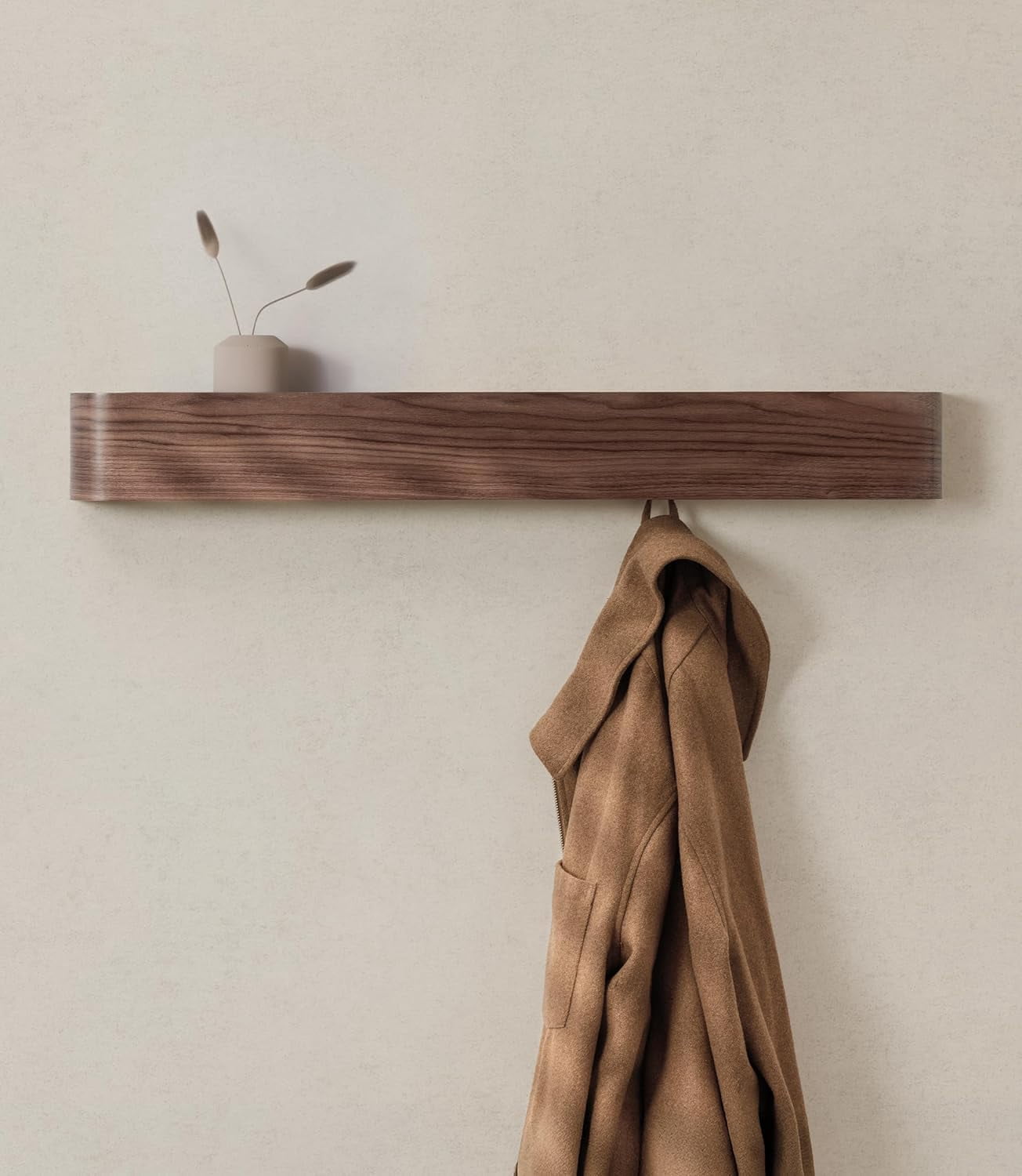 Wall-Mounted Coat Rack 'Toke' - Modern Design with Hidden Wall Hooks ...