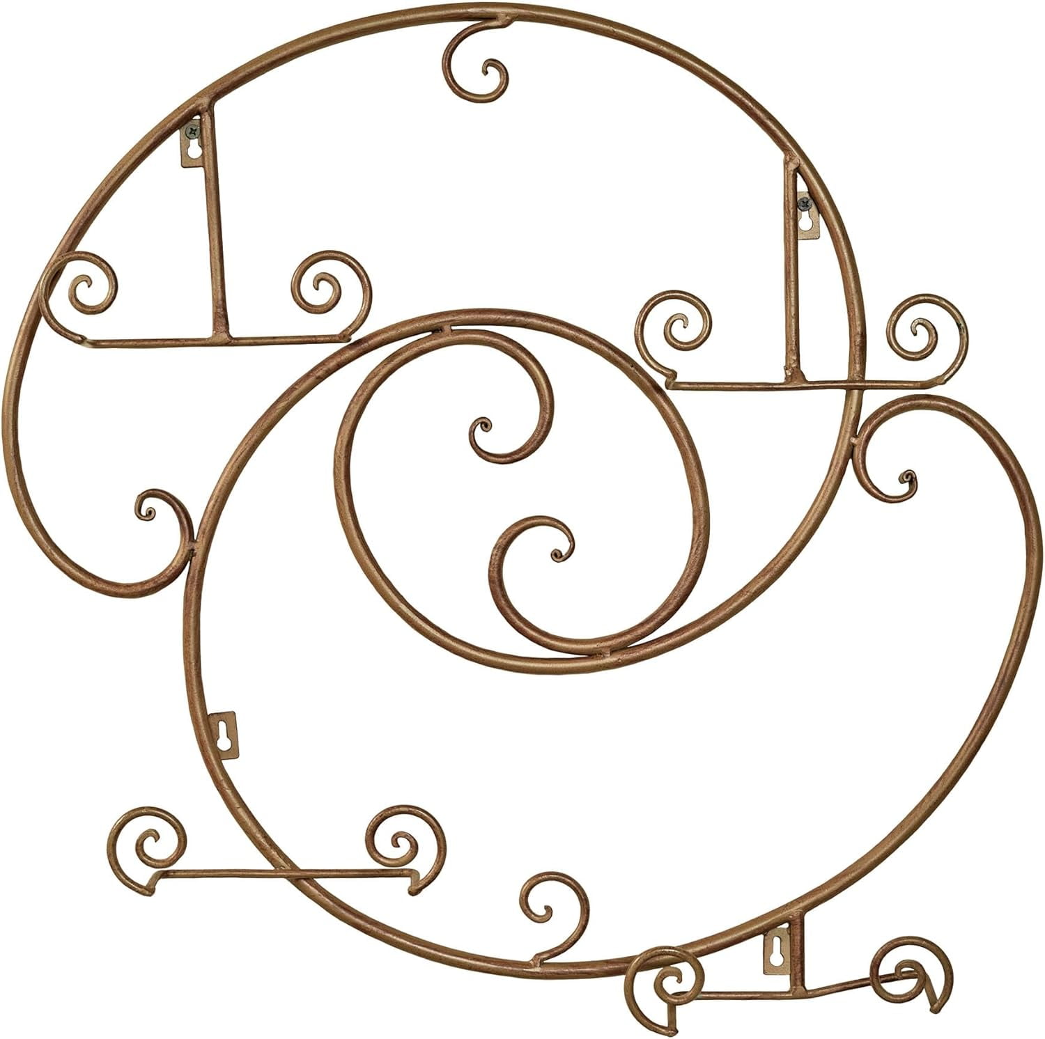 CUKE2BEET Large Wall Plate Stands For Display - 7.87 Inch Black Metal Hangers For Plates, Art, Frames (2 Pack)