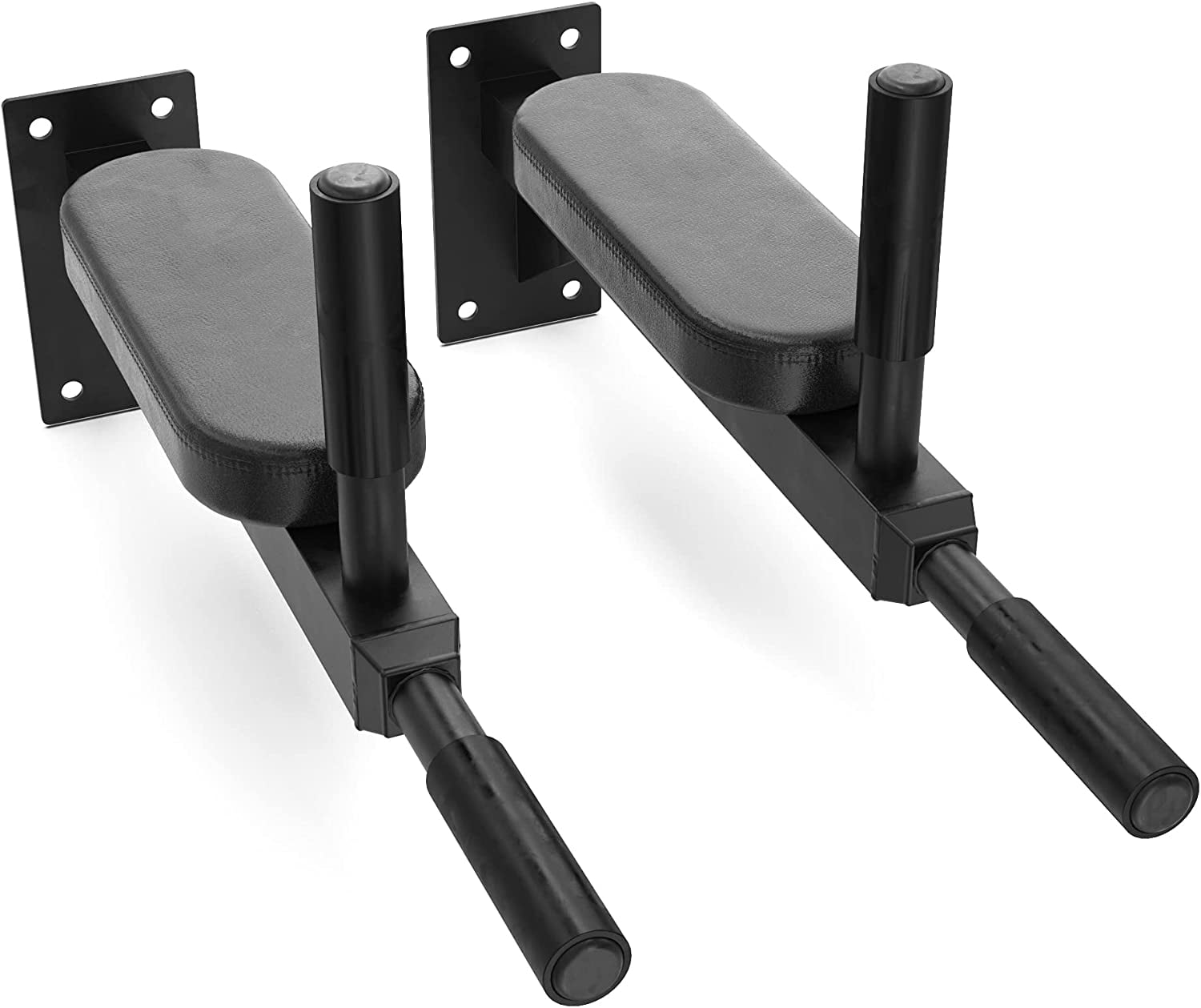 Wall Mounted Dip Station. Dip Bars for L Sits Knee Raises and More Gymnastics and Upper Body Fitness Training. Max Capacity 400 LB. Walmart