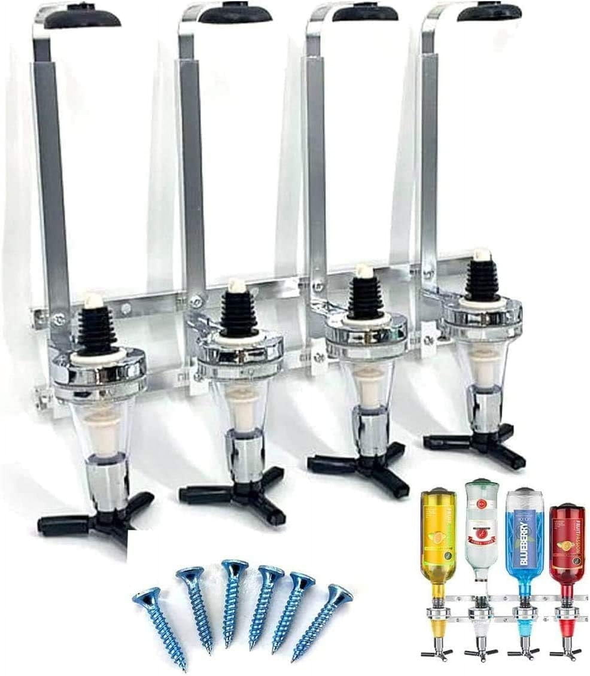 1000cc Single Guns Wine Beverage Liquor Alcohol Beer Dispenser Container Bar Accessories For Scotch, Pump Liquor Dispenser For Home Bar, Vodka, Cocktails, Pump Liquor Dispenser For Home Bar, 1000c