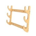 thumbnail image 1 of Wall Mounted Display Rack Bow Holder Wooden Space Saving Design for Home Office Retail Store Use, 1 of 8