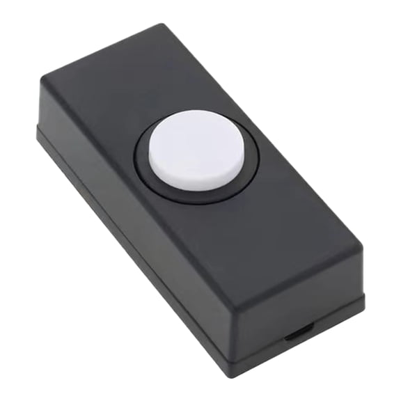 Wall Mounted Doorbell Switches Doorbell Push Button Replacement Plastic Hard Wiring Press Button Enduring