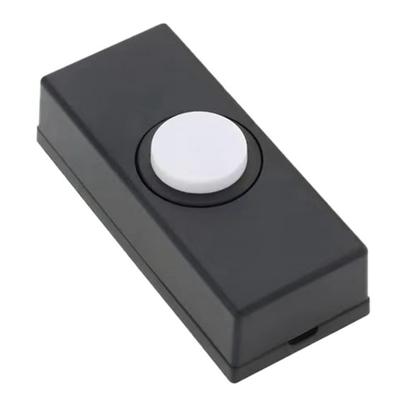 Wall Mounted Doorbell Switches Doorbell Push Button Replacement Plastic Hard Wiring Press Button Enduring