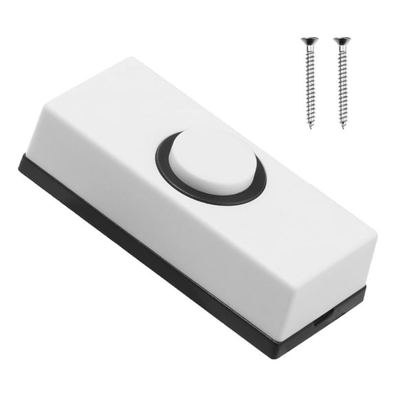 Wall Mounted Doorbell Switches Garage Door Bells Switches Button With Mounting Screws Wiring Door Bells Push Buttons Enduring