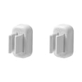 thumbnail image 1 of Wall Mounted Electric Toothbrush Holder, Adhesive & Waterproof Toothbrush Holder And Mop Holder, No-Drill Multi-Function Bathroom Organizer for Toothbrush Broom and Mop,Z06-White*2PCS, 1 of 4