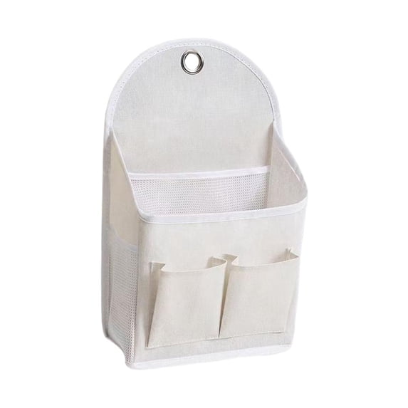 Wall Mounted Fabric Storage Organizer Multi Pocket Hanging Bag for Dorm Bedroom and Office