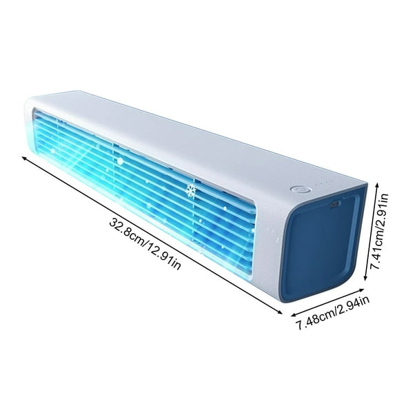 Wall Mounted Fan, Bedroom, Dormitory, Desk Type Bathroom, No Air Circulation, Mute, No Blade, Small Air Conditioner