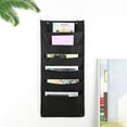 thumbnail image 1 of Wall Mounted File Organizer with Handles, Portable Hanging Document Storage Bag for Home Office School, Non-Woven Fabric File Holder with Multiple Pockets for Letter A4 Legal Paper Organization, 1 of 6