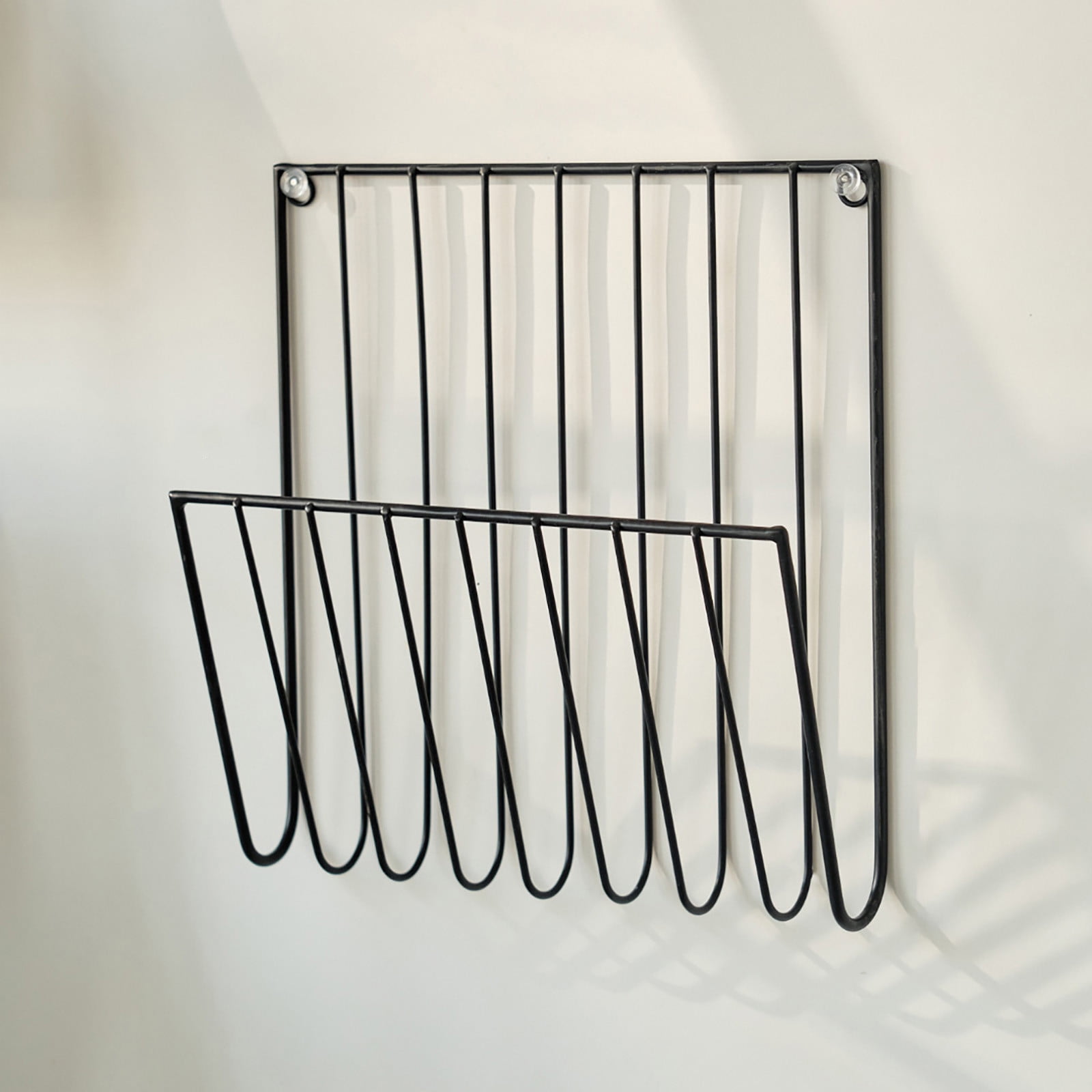 Wall Mounted File Organizer - Hanging Magazine Rack for Home & Office ...