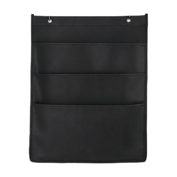 Wall Mounted File Storage Organizer Bag, Home Office Magazine and Essentials Hanging Pouch, Portable A4 Document Holder for Tidy Desk and Wall Space Management