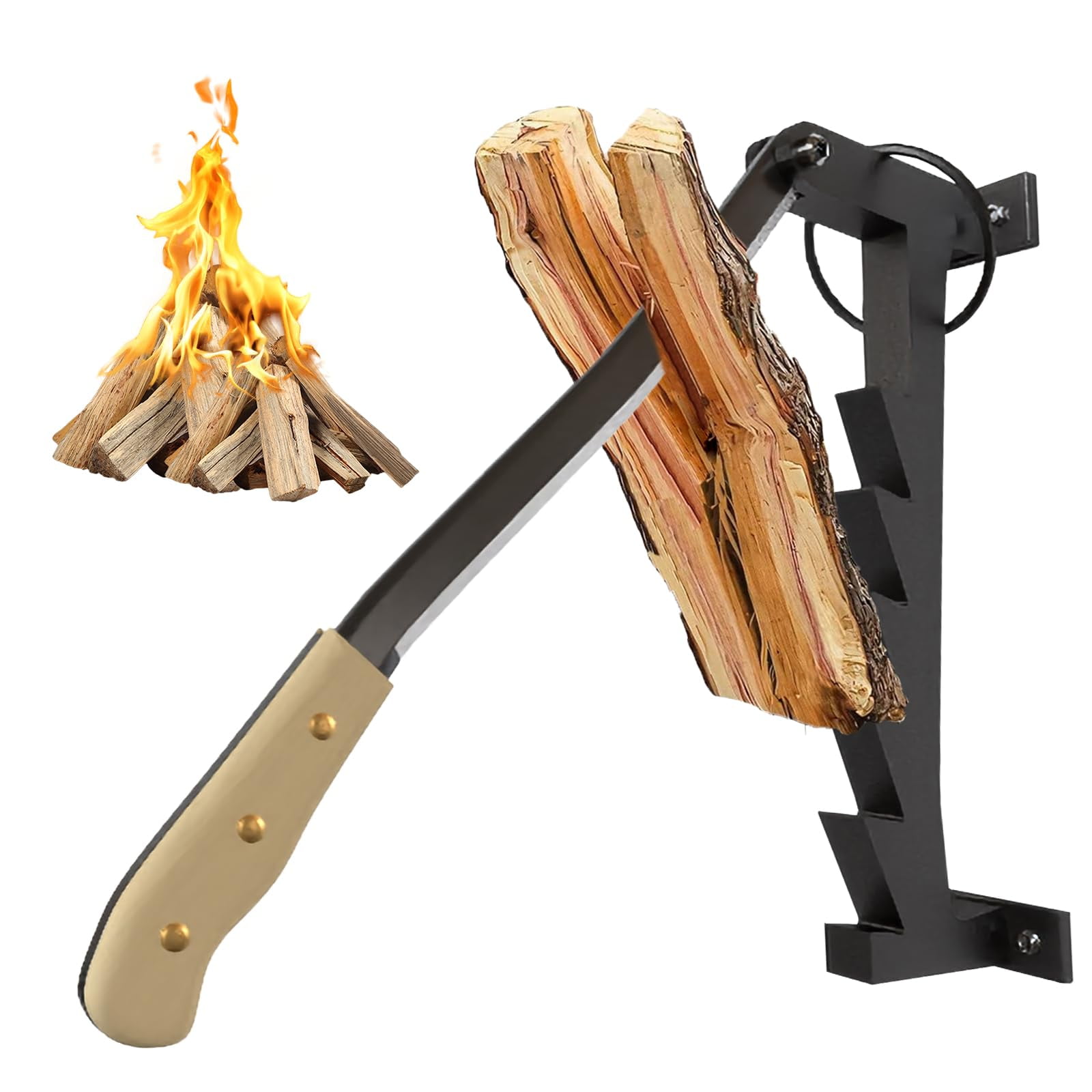 Wall Mounted Firewood Kindling Splitter Wall Mounted Wood Splitter Wall Mounted Log Splitter for