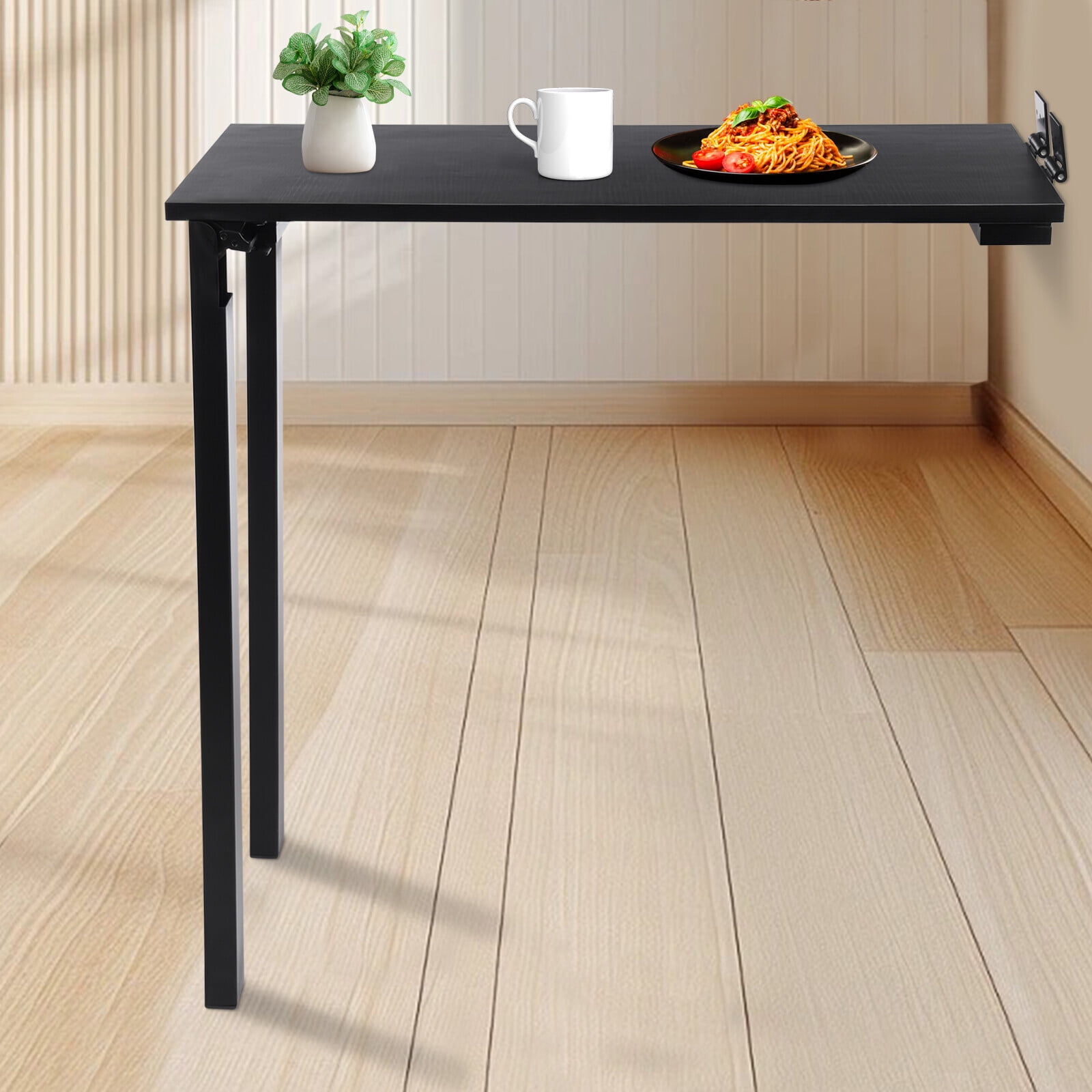 Wall Mounted Floating Folding Table Laptop Desk Home Office 29.52*15.75*29.1 in For Dining Rooms, Bedrooms, Living Rooms