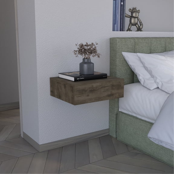 Wall - Mounted Floating Shelf / Bedside Storage / Compact Design